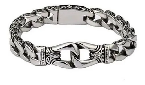 Pulseira De Aço Elo Infinito