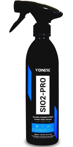 Sio2-pro Manutenção Vitrificador Diminui Risco 500ml Vonixx