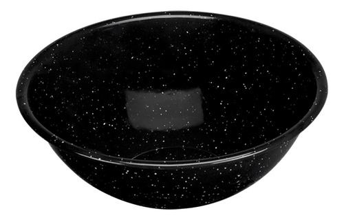 Bowls1 Lt.  Acero Vitrificado Negro Cinsa