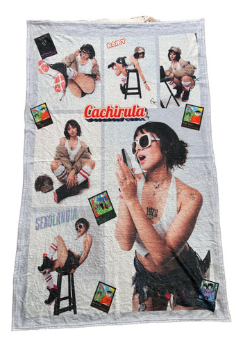 Frazada Cobija Viajera Cachirula Dj Ultra Suave Premium Cachirula Modelo-2