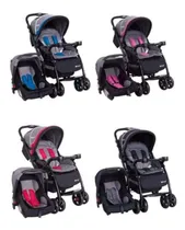 Comprar Coche Ebaby Con Portabebe Para Bebe Niño Niña Nuevos Bravia Color del chasis NEGRO ROSADO ROJO AZUL