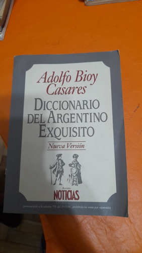 Diccionario Del Argentino Exquisito Casares H7