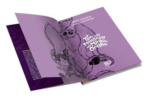Tem um monstro na minha orelha, de Comanche, André. Editorial Novo Século Editora e Distribuidora Ltda., capa mole em português, 2022