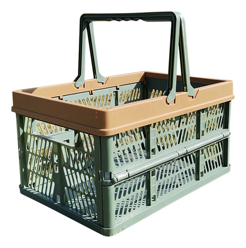 Cesta De Compras Plegable Para Almacenamiento, Soporte De Pa