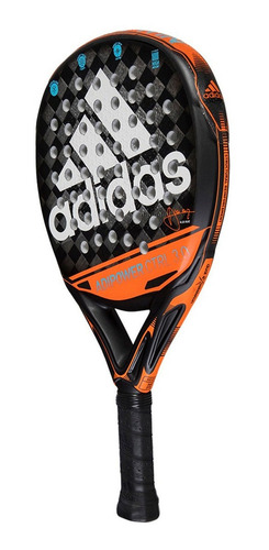 Imagen 2 de 4 de Paleta de pádel adidas Adipower CTRL 3.0 2021 negra y naranja