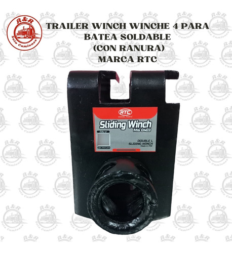 Trailer Winch Winche 4 Para Batea Soldable (con Ranura) Rtc