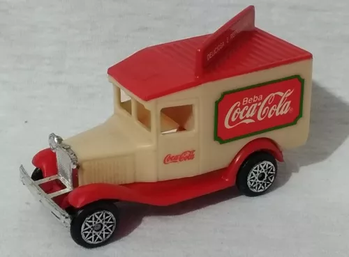 Brinquedos Raros - Coleção completa de 5 Caminhões antigos de Entrega  Brinde Coca Cola Década de 1980