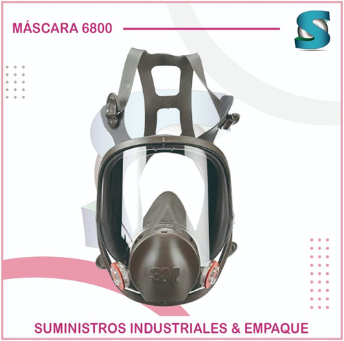 Imagen 1 de 4 de Máscara Full Face/6800 Respirador Reutilizable/cara Completa
