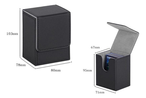 Soporte Para Caja De Baraja De Cartas Con 2 Divisores, Apto