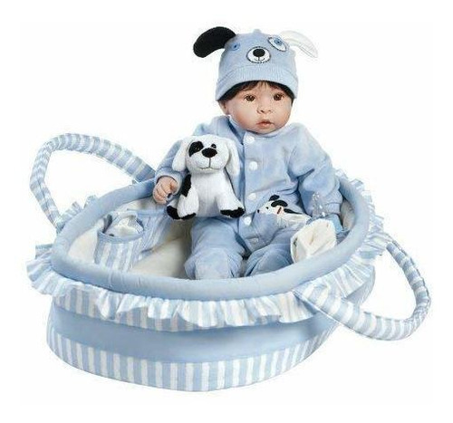 Paradise Galleries Reborn Baby Boy Doll Finn Y Sparky, Set D