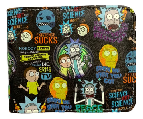 Rick And Morty Billetera Importada Sublimada Calidad Premium