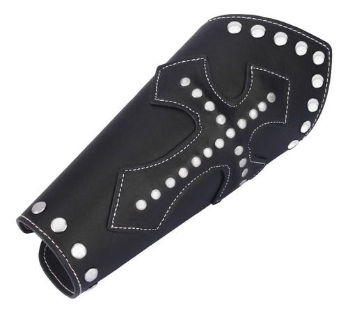 S Brazales Medieval Vendaje Steampunk Cuero Pu Con Remaches