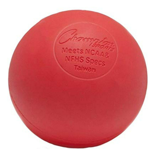 Lacrosse Ball  Ncaa Nfhs Certified  Rojo