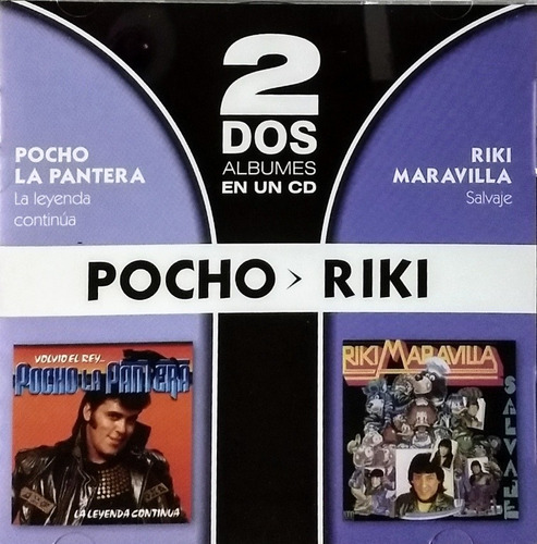 Pocho  Riki Maravilla Cd 100% Nuevo 2 Albumes En Un Cd 