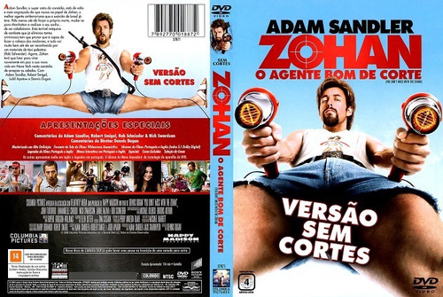 Dvd Zohan O Agente Bom De Corte Com Adam Sandler