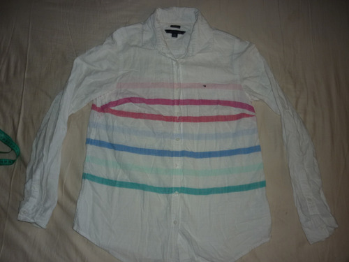 E Camisa Dama Tommy Hilfiger Talle S Blanca Art 79206