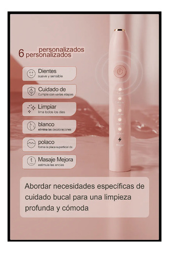Cepillo Dental Electronico Usb Higienico X-9 10104 Blanco Celeste