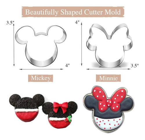 Alta Calidad Aruoy Juego De 6 Moldes Para Galletas Mickey &