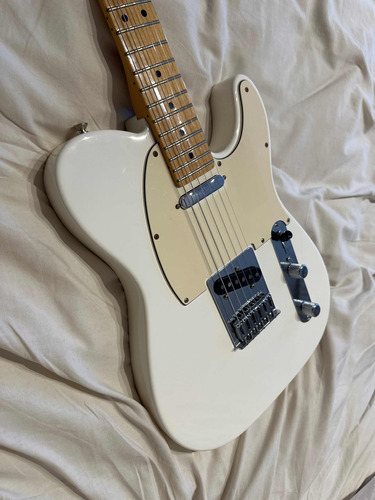 Fender Telecaster Player Blanca Como Nueva