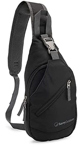 Mochila Pequeña Negra De Savvy Outdoors