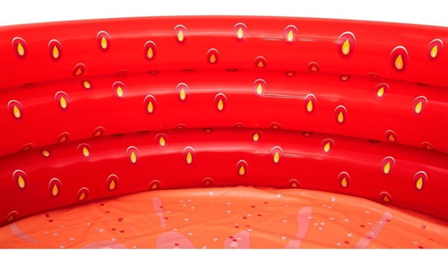 Imagen 2 de 9 de Pileta Inflable Bestway 51145 Frutilla 3 Aros 390 Lt