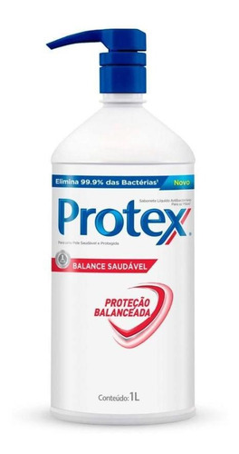 Kit C/2 Sabonetes Líquido Para Mãos Protex Balance 1l