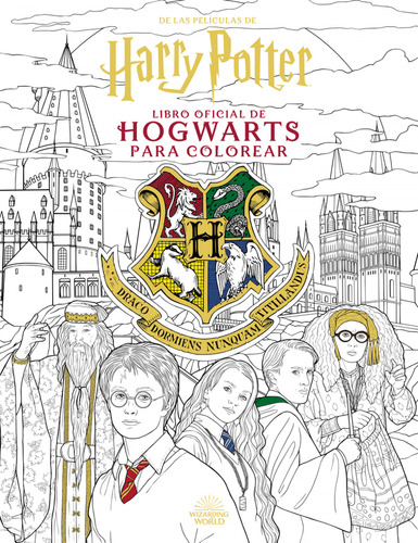 Harry Potter El Libro Oficial De Hogwarts Para Colorear - Po