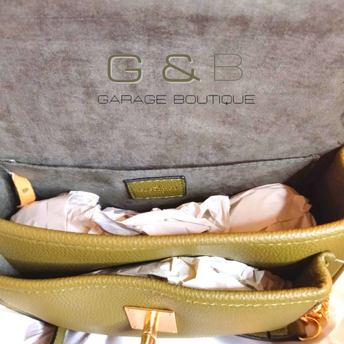 Imagen 2 de 2 de Crossbody Lv Top Quality Color Verde Y Correa Metálica