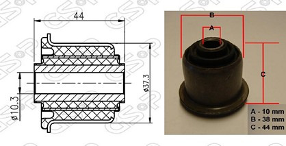 Buje De Parrilla Inferior Vw Santana 92-96