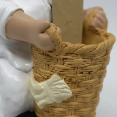 Cozinheiro Chef Cesto Porta Colher Enfeite Para Cozinha | MercadoLivre