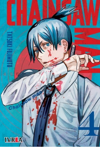 Manga Chainsaw Man Vol. 4, de Tatsuki Fujimoto. Editorial Ivrea, tapa blanda en español, 2021