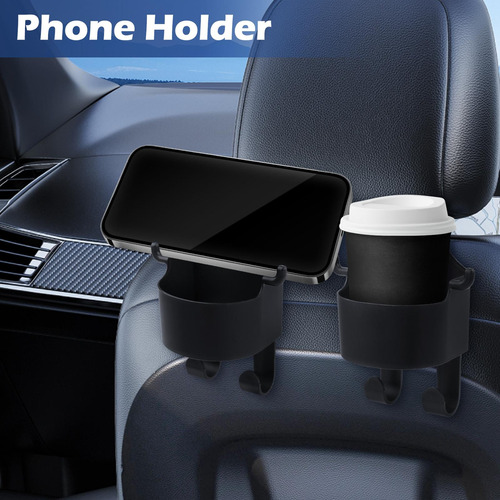 6 Ganchos Para Portavasos Para Respaldo De Asiento De Coche,
