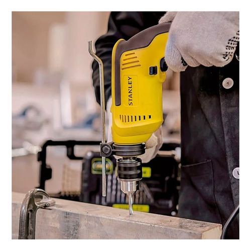 Taladro Percutor 700w + Amoladora 115 Mm 4 1/2 750w Stanley