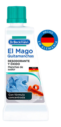 Dr. Beckmann El Mago Quitamanchas Desodorante Y Oxido 50 Ml