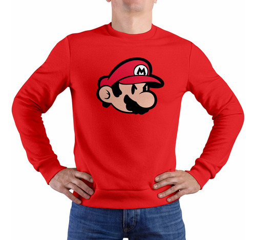 Polera Mario Bros Face (d0426 Boleto.store)