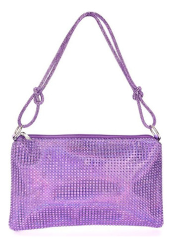 Cartera De Fiesta Baguette Classic Dama Strass Skora Colores