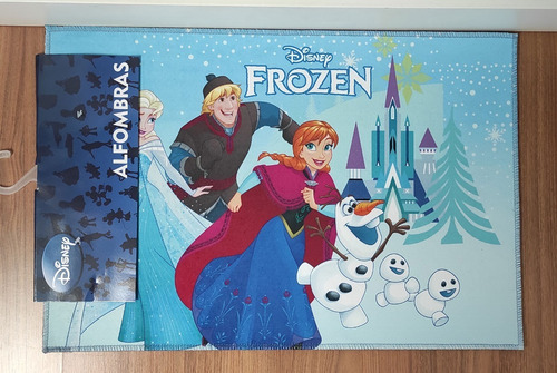 Imagem 2 de 2 de Tapete Infantil 60 X 40 Cm Frozen Disney
