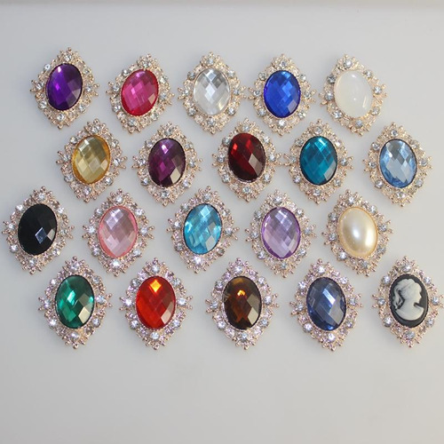 Botones De Cristal Para Coser 7 Piezas