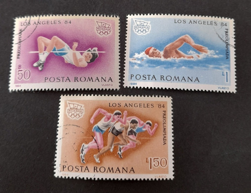 Sello Postal - Rumania - Juegos Olimpicos' 84 - 1984