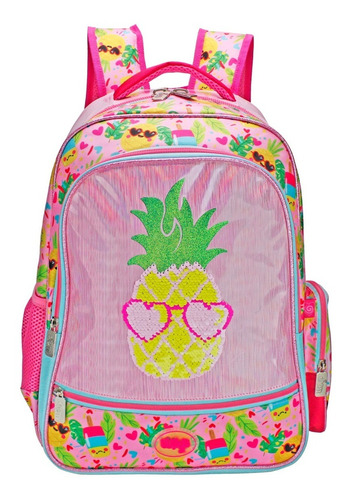 Mochila Primaria Iridiscente Wilys Kids Modelo: Wt312