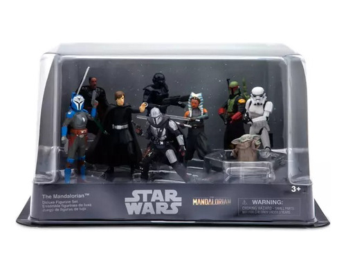 Disney Store Set 9 Figuras Star Wars Mandalorian Deluxe 2023