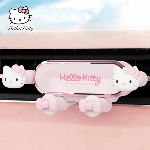 Soporte Para Teléfono Móvil Sanrio Hello Kitty Con Dibujos A Soporte De Coche Para Teléfono Móvil