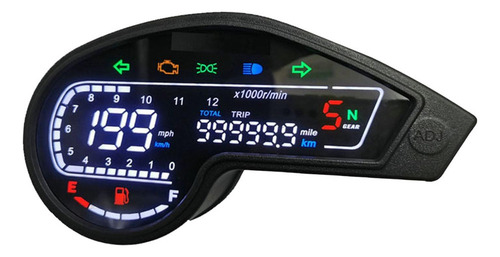 Velocímetro Digital Para Motocicleta,tacómetro,italika Dm150
