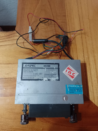 Pasacasette-radio Am-pm,equipo Caja Parlante (a Conectar) Marrón