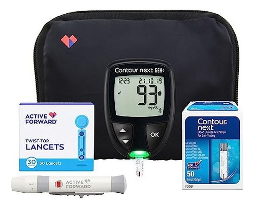 Medidor De Glucosa Kit De Monitor De Glucosa Active Forward