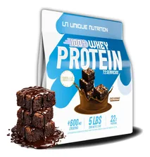 Proteína Suero de leche Unique Nutrition 100% whey en polvo sabor Brownie de chocolate x 2.27kg