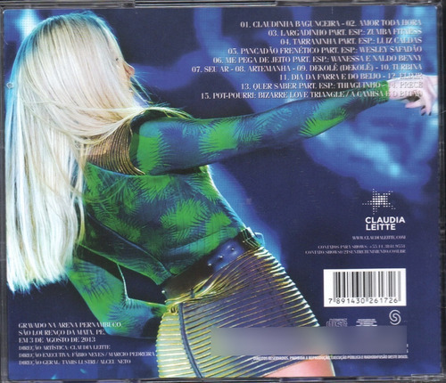 Cd Cláudia Leitte Axemusic en vivo, nuevo, sellado