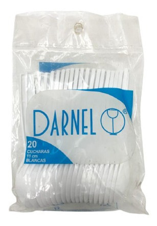 Caja 1000 Cucharitas Blancas 11cm Darnel 4184 33.13 Xavi