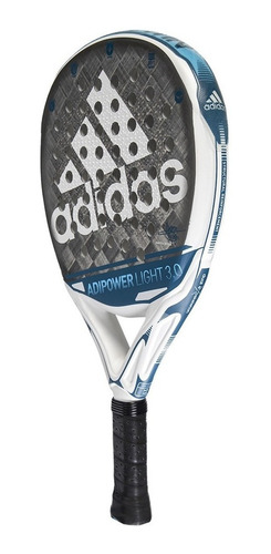 Imagen 2 de 3 de Paleta de pádel adidas Adipower Light 3.0 2021 blanca y azul