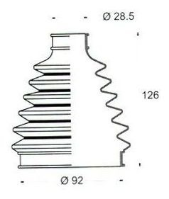 Capuchon Homocinetica Ford Ranger 96/ Lado Caja